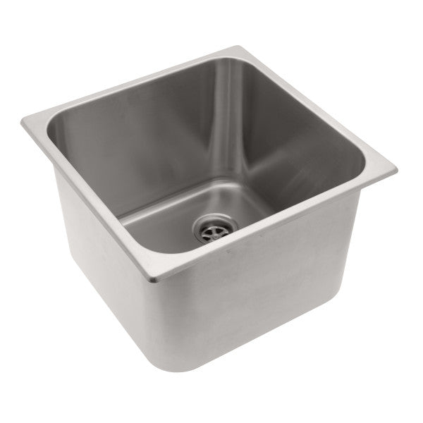Ambassador Marine – Rectangle Sink Brushed Finish, 304 Stainless Steel, 2 in Drain, SoundKOTE – S44-4914-BR-R