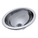 Ambassador Marine – Oval Sink Ultra-Mirror Finish, 304 Stainless Steel, 1 1/2 in Drain, SoundKOTE – S64-6530-UM-R - Essenbay Marine