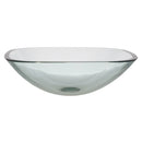 Ambassador Marine – * Rectangle Vessel- Smooth Glass, 16 1/2 in Square, 1 3/4 in Drain Clear – V41-1533-CL-R - Essenbay Marine