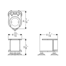 TACO Marine 1 Tumbler Poly Cup Holder P01-2010W - Essenbay Marine