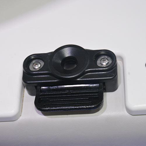 TACO Marine Black Nylon Low Profile Concealed Sundeck Latch 3.75" Pin F45-0339BL - Essenbay Marine