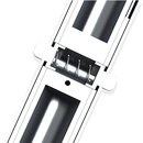 Taco Marine 18' Silver / Silver Deluxe Aluminum Outrigger Poles OT-0318HD-VEL - Essenbay Marine