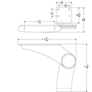 Taco Marine Armrest Portside Aluminum Pivot K10-0004A-SKW - Essenbay Marine