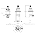 Taco Marine GS-800 Grand Slam VHF Antenna Mount - Essenbay Marine