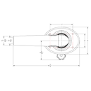 Taco Marine Pro Series GS-500 Mount with Twist & Lock Base - Pair - Essenbay Marine
