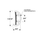 Taco Marine V11-9960BKA60D 1.6" X .78" Small SuproFlex Rub Rail Black - Essenbay Marine