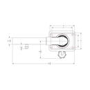 Taco Marine GS-312 / GS-314 Grand Slam 312 Center Rigger Mount 1 1/2" - Essenbay Marine
