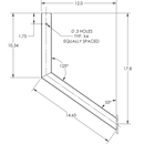 Taco Marine Table Pedestal Store / Removable Side Mount Table Column F16-0005A - Essenbay Marine