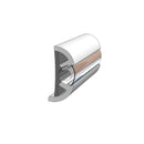 TACO SuproFlex Rub Rail Kit White with Flex Chrome Insert - 2"H x 1.2"W x 60'L - Essenbay Marine