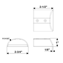 TACO Marine Stainless Steel Large Suproflex End Cap, F16-0276 - Essenbay Marine