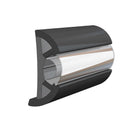 TACO Marine 2-1/2" X 1" Large Suproflex Rub Rail 100' Grey V11-9970GRD100D - Essenbay Marine