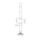 TACO Marine Fixed Rod Holder Mount for SHADEFIN - Essenbay Marine