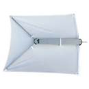 TACO Marine ShadeFin with White Fabric, Bag & Fixed Mount Kit T10-3000-3 - Essenbay Marine