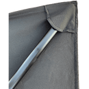 TACO Marine ShadeFin with Black Fabric, Bag & Fixed Mount Kit T10-3000-4 - Essenbay Marine