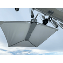 TACO Marine ShadeFin with White Fabric, Bag & Fixed Mount Kit T10-3000-3 - Essenbay Marine