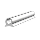 TACO Marine Rigid Vinyl Flex Track Artic White 5' (5 Foot Stick) - Essenbay Marine