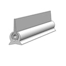 TACO Marine Rigid Vinyl Flex Track Artic White 5' (5 Foot Stick) - Essenbay Marine