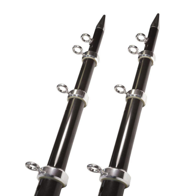 TACO Marine HD 15' Aluminum Tele-Outrigger Poles Sport Fishing / Outrigger Poles OT Series - Essenbay Marine