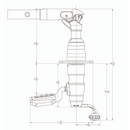 TACO Marine Grand Slam GS-390BHC Mount for 1-1/2" Outriggers - Essenbay Marine