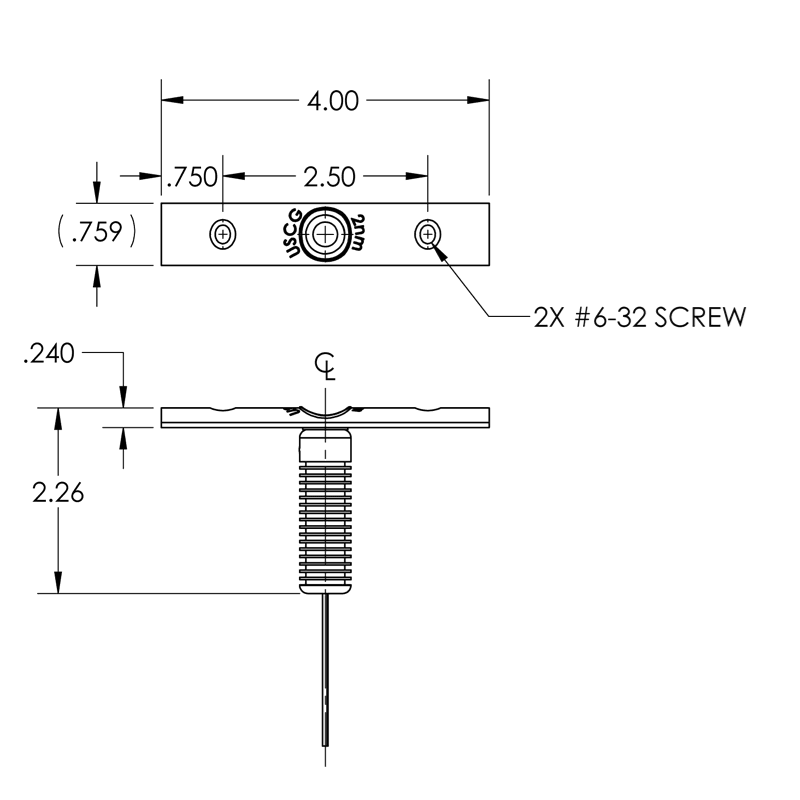 TACO Marine Rub Rail Mounted LED Navigation Light Set F38-6810B-1 - Essenbay Marine