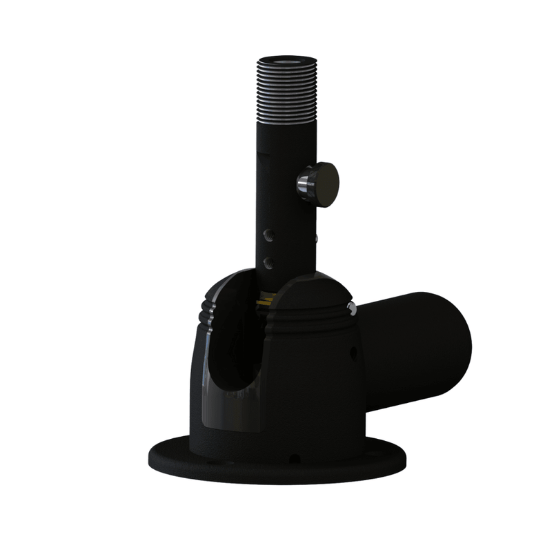 TACO Marine Blackout Series GS-850BHC Electric VHF Antenna Mount - Essenbay Marine