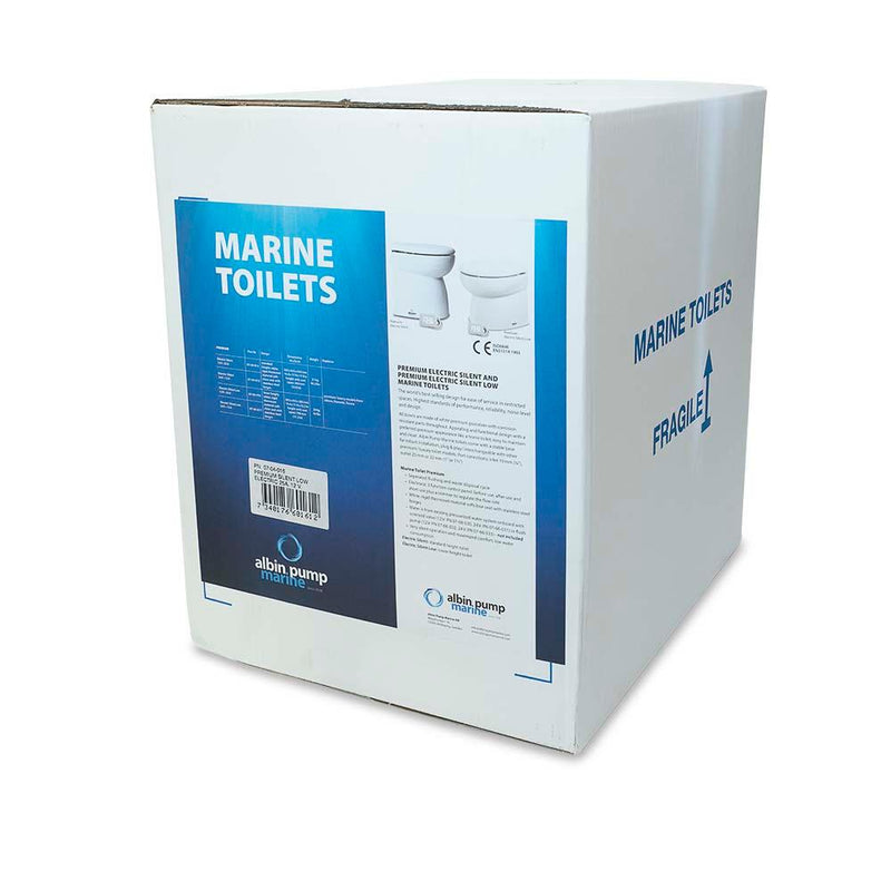 Albin Pump Marine Toilet Silent Premium Low 12V 07-04-016 - Essenbay Marine