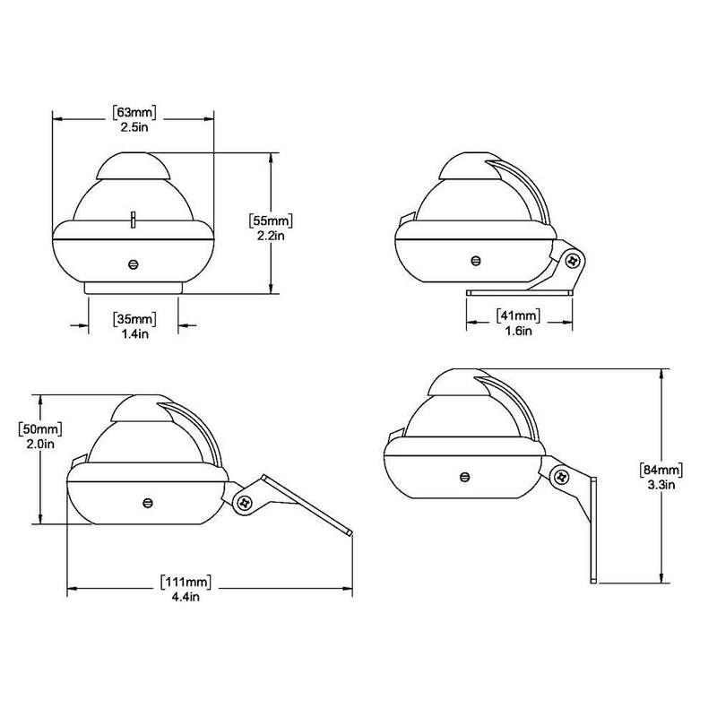 Ritchie X-10-M Sport - Bracket Mount - Gray [X-10-M] - Essenbay Marine