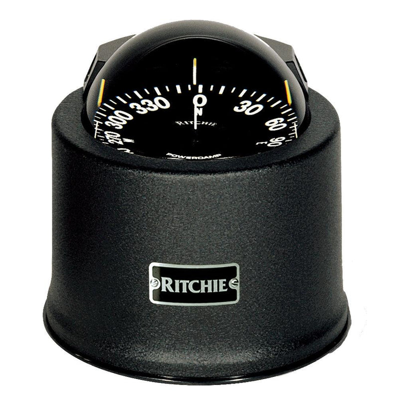 Ritchie SP-5-B GlobeMaster Compass - Pedestal Mount - Black - 5 Degree Card 12V [SP-5-B] - Essenbay Marine