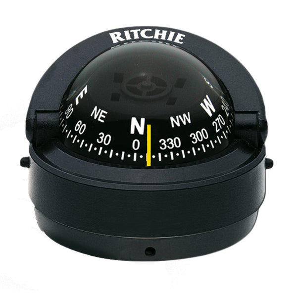 Ritchie S-53 Explorer Compass - Surface Mount - Black [S-53] - Essenbay Marine