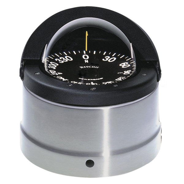 Ritchie DNP-200 Navigator Compass - Binnacle Mount - Polished Stainless Steel/Black [DNP-200] - Essenbay Marine