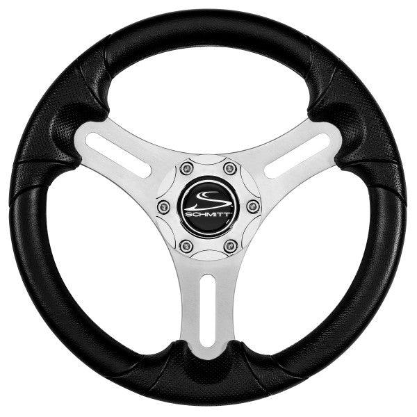 Schmitt Wheel 13" Torcello Lite Satin Spoke Chrome Cap - Polyurethane PU063101-02 - Essenbay Marine