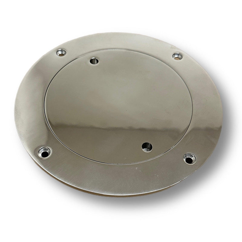 Marine Hardware 5" Stainless Steel Deck Plate SSDP110244 - Essenbay Marine