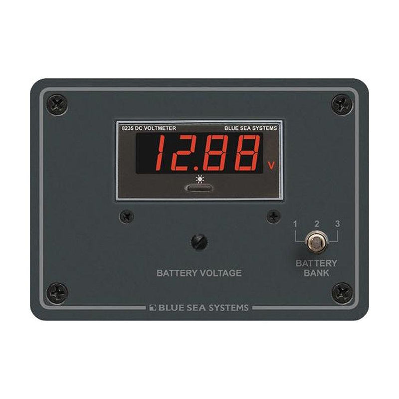 Blue Sea 8051 DC Digital Voltmeter Panel [8051] - Essenbay Marine