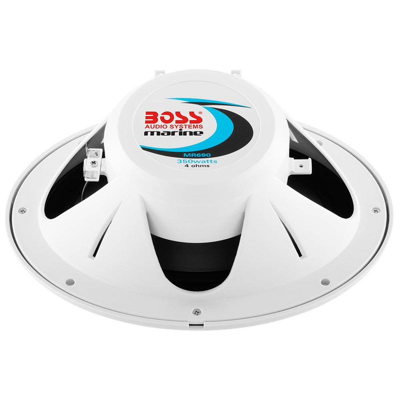 Boss Audio 6"x 9" MR690 Oval Speakers - White - 350W [MR690] - Essenbay Marine