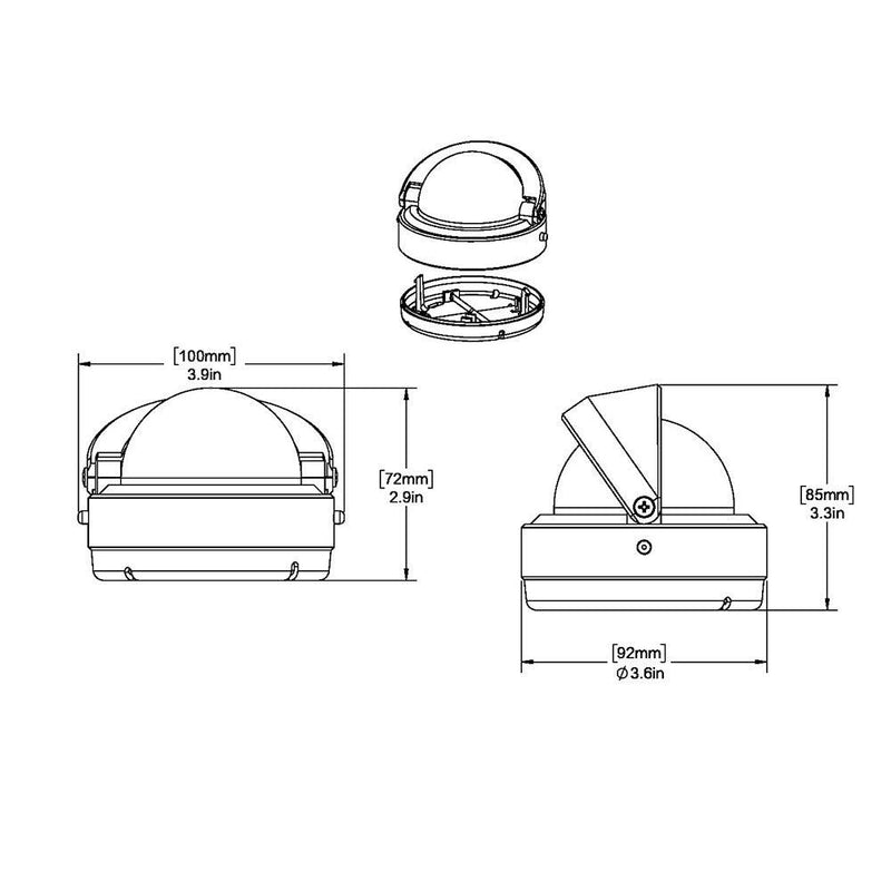 Ritchie S-53G Explorer Compass - Surface Mount - Gray [S-53G] - Essenbay Marine