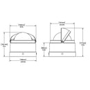 Ritchie DNW-200 Navigator Compass - Binnacle Mount - White [DNW-200] - Essenbay Marine