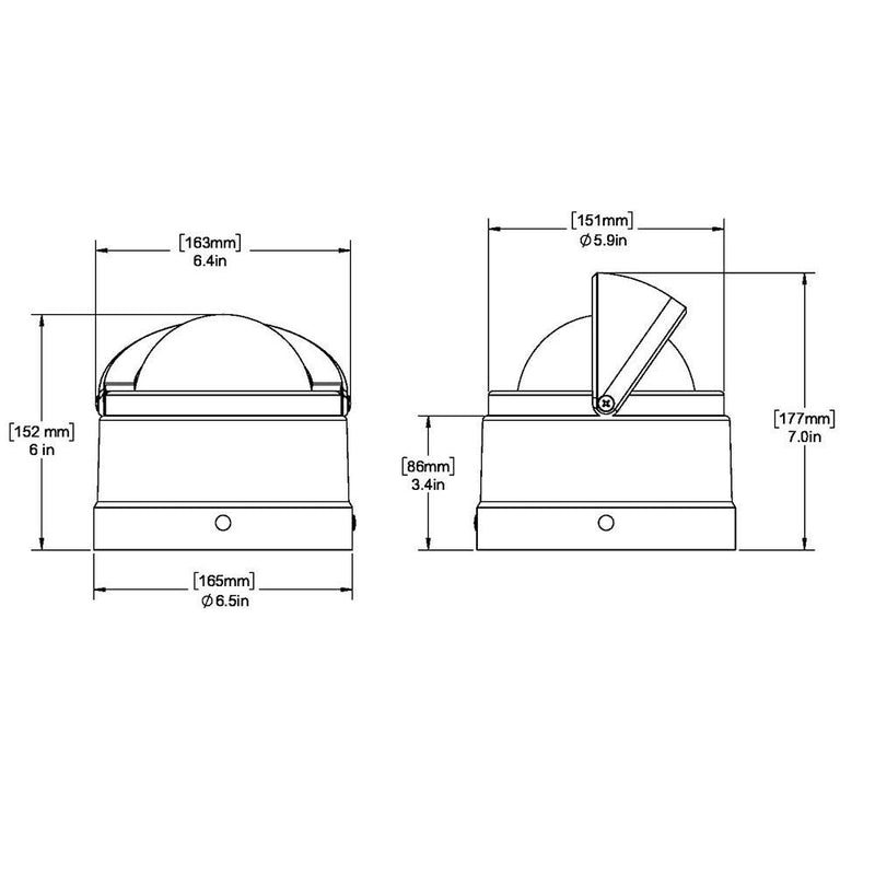 Ritchie DNW-200 Navigator Compass - Binnacle Mount - White [DNW-200] - Essenbay Marine