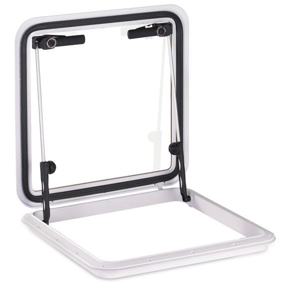 Jim Black Polar White 19" x 19" Escape Hatch (592-1919-05-02-05) - Essenbay Marine