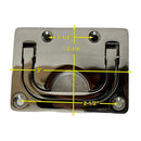 Marine Hardware 3" X 2-1/4" 316 Stainless Steel Recessed Lift Ring SSRI26701-MH - Essenbay Marine