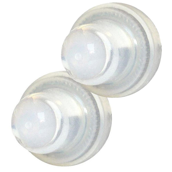 Blue Sea 4135 Push Button Reset Only Circuit Breaker Boot - Clear- 2-Pack [4135] - Essenbay Marine