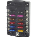 Blue Sea 5034 ST Blade Fuse Block w/out Cover - 12 Circuit w/out Negative Bus [5034] - Essenbay Marine