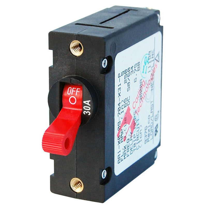 Blue Sea 7221 AC / DC Single Pole Magnetic World Circuit Breaker  -  30 Amp [7221] - Essenbay Marine