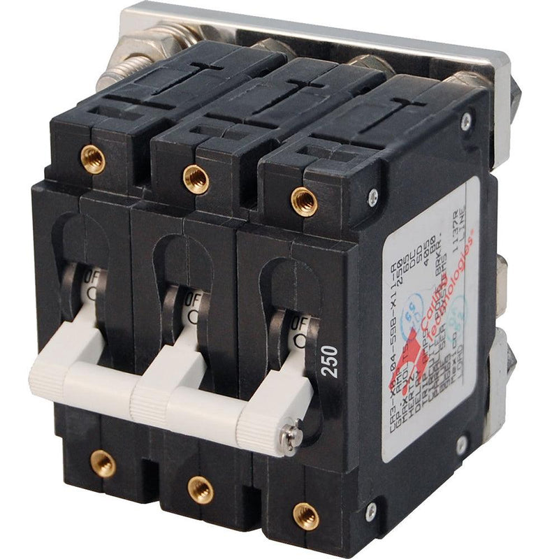 Blue Sea 7270 250A C-Series Triple Pole Toggle DC Circuit Breaker [7270] - Essenbay Marine