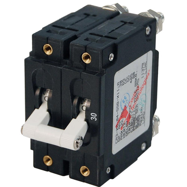 Blue Sea 7365 C-Series Double Pole Circuit Breaker - 30A [7365] - Essenbay Marine