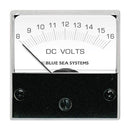 Blue Sea 8028 DC Analog Micro Voltmeter - 2" Face, 8-16 Volts DC [8028] - Essenbay Marine
