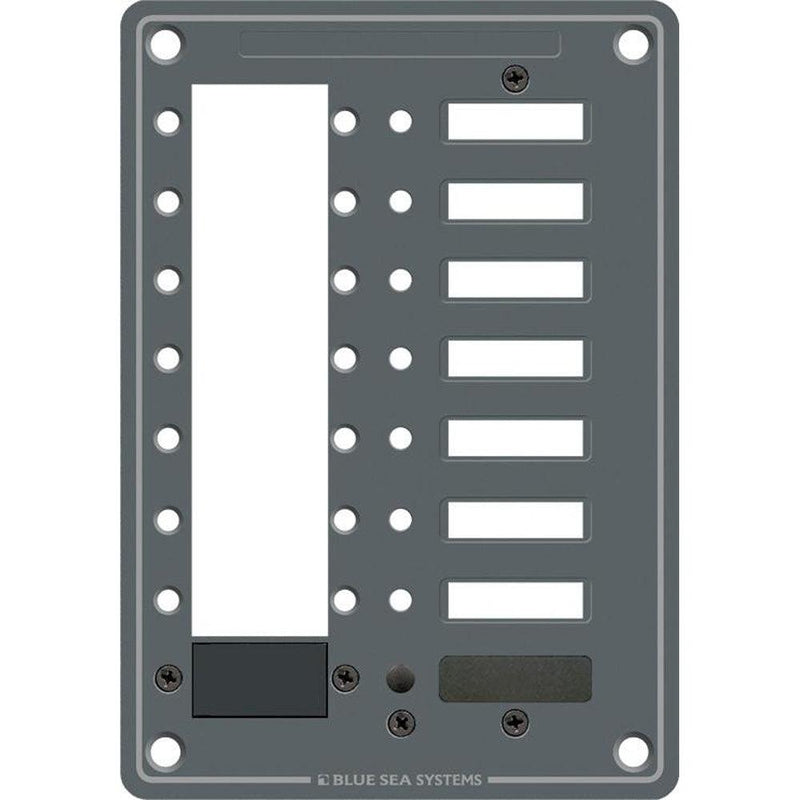 Blue Sea 8087 8 Position DC C-Series Panel - Blank [8087] - Essenbay Marine