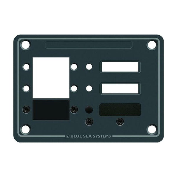 Blue Sea 8088 3 Position DC C-Series Panel - Blank [8088] - Essenbay Marine