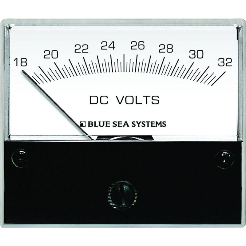 Blue Sea 8240 DC Analog Voltmeter - 2-3/4" Face, 18-32 Volts DC [8240] - Essenbay Marine