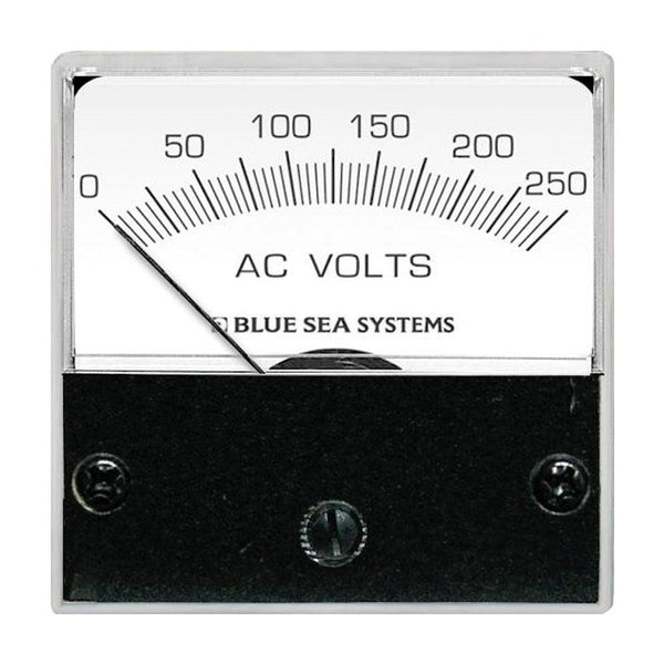 Blue Sea 8245 AC Analog Micro Voltmeter - 2" Face, 0-250 Volts AC [8245] - Essenbay Marine