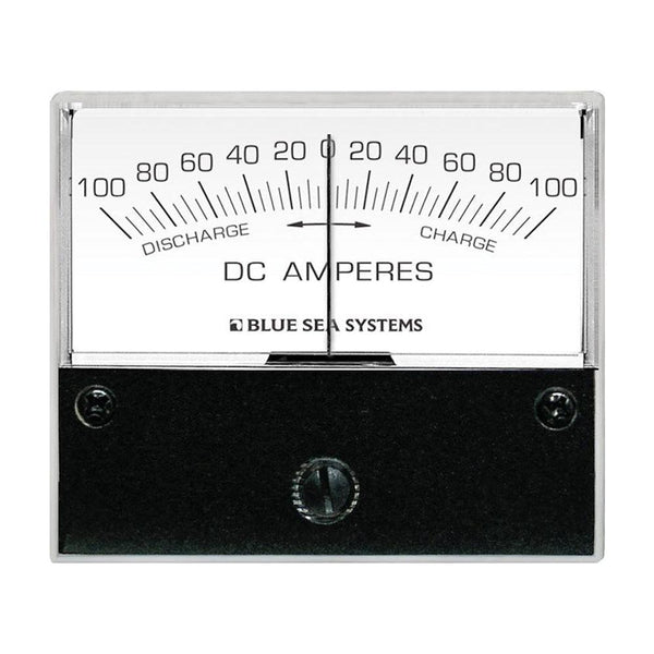 Blue Sea 8253 DC Zero Center Analog Ammeter - 2-3/4" Face, 100-0-100 Amperes DC [8253] - Essenbay Marine